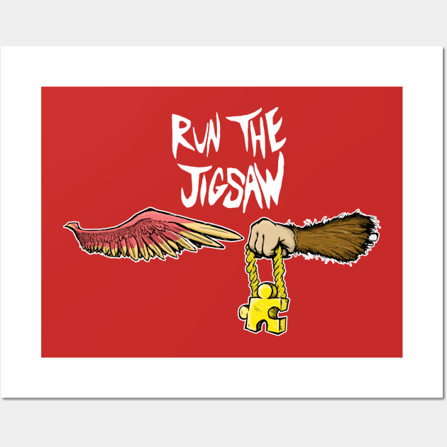 Run The Jigsaw Wall Art by evthompson057